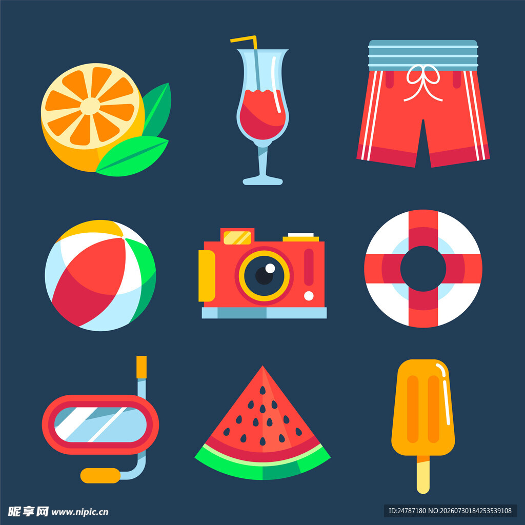 夏日元素