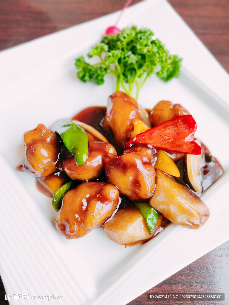 美味彩椒炒鸡肉