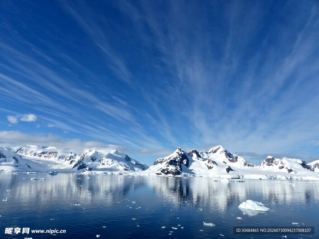 极地冰川美景