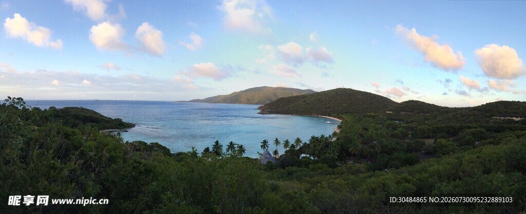美丽海岛自然风光景色