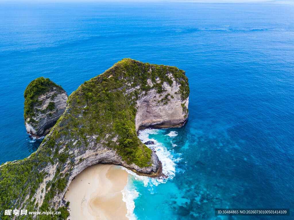美丽海岛海岸风光