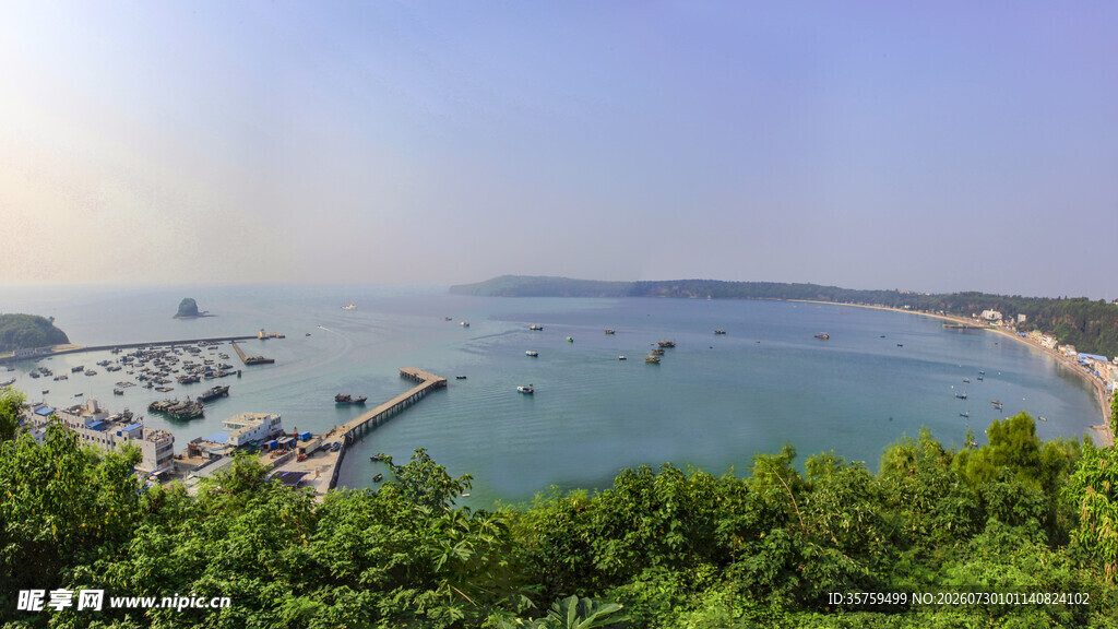 海滨全景风光
