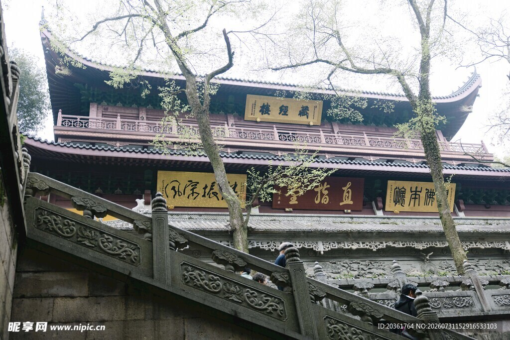 中式古建楼阁景观
