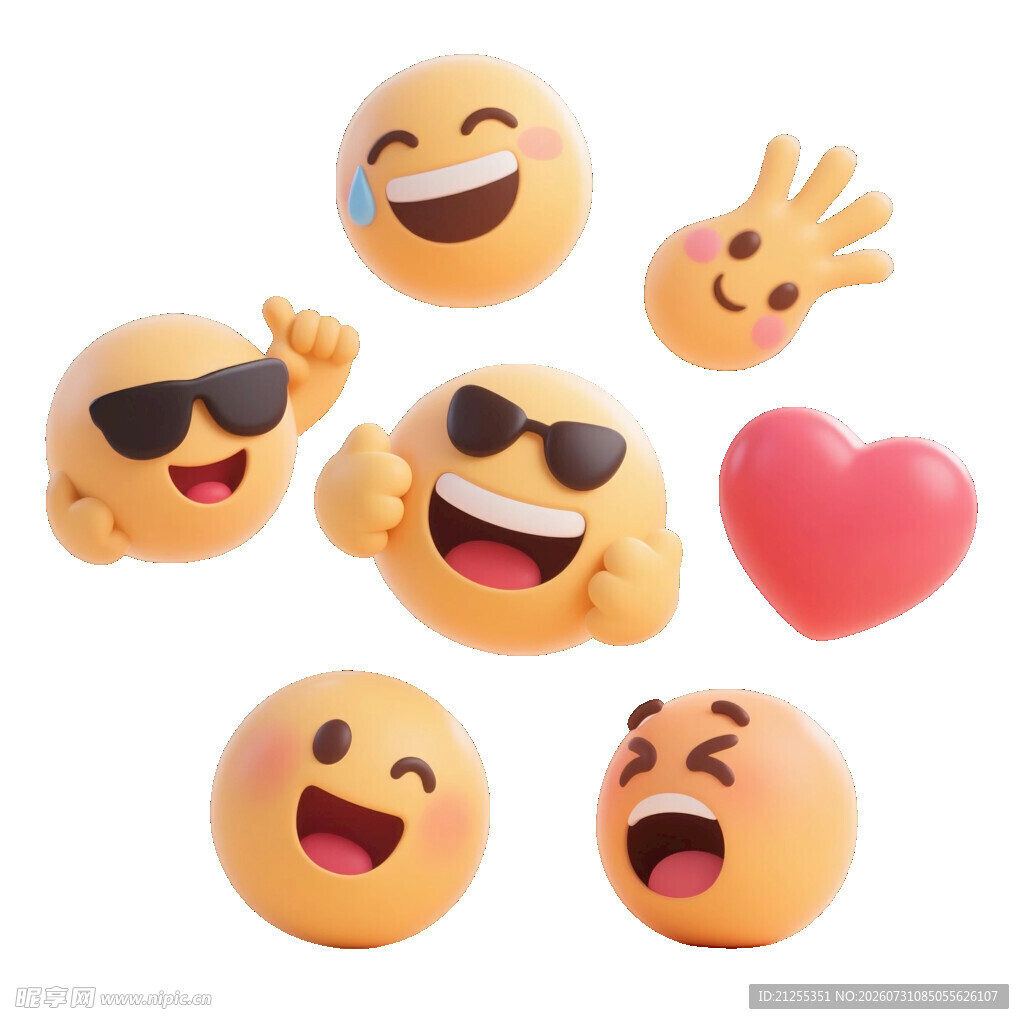 可爱表情玩偶集合