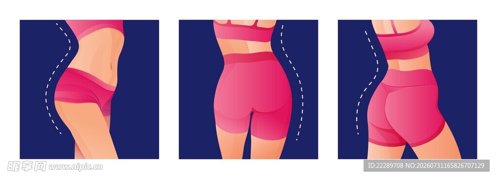 女性身材变化对比图