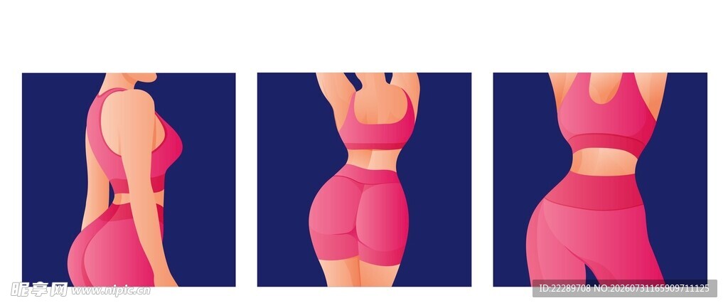 女性身材变化对比图