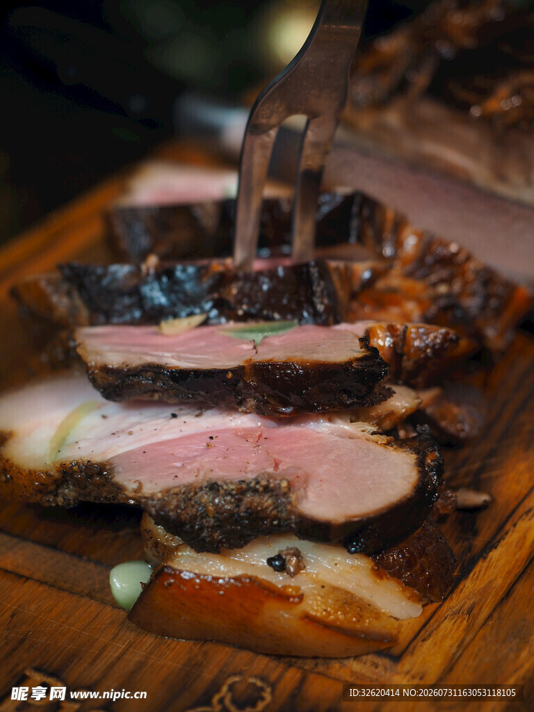 烤肉切片