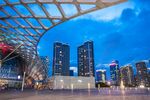 城市现代建筑夜景风光