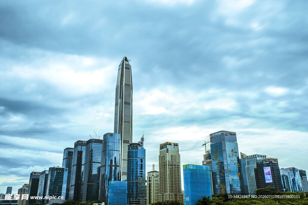 繁华都市天际线
