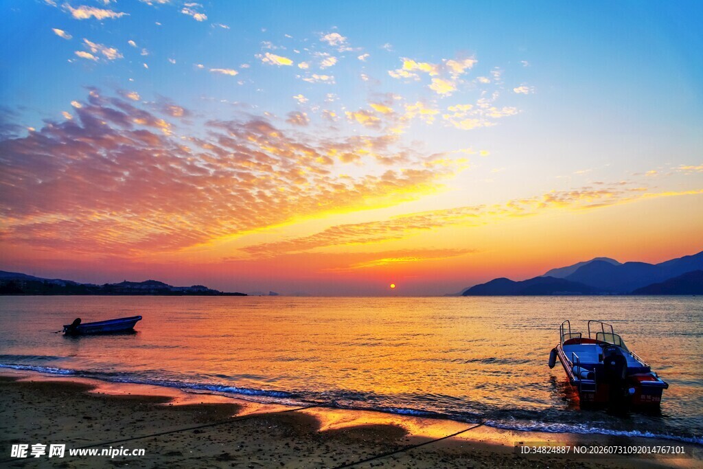 海边日落美景