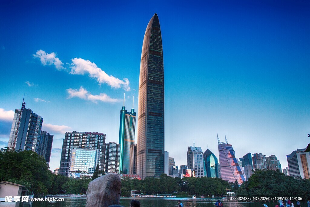 地标建筑城市风光