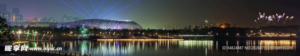 城市璀璨夜景