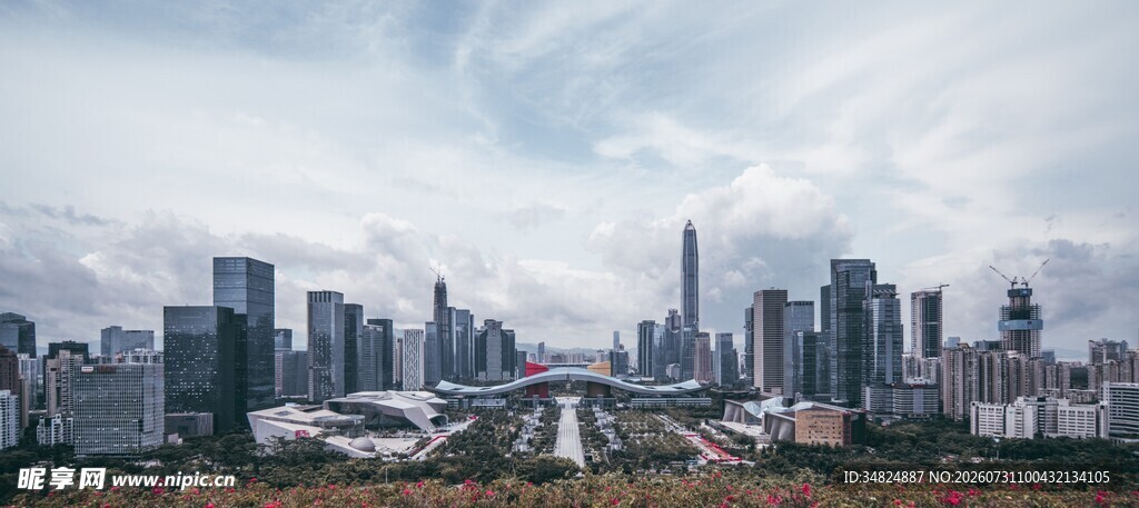 城市天际线景观