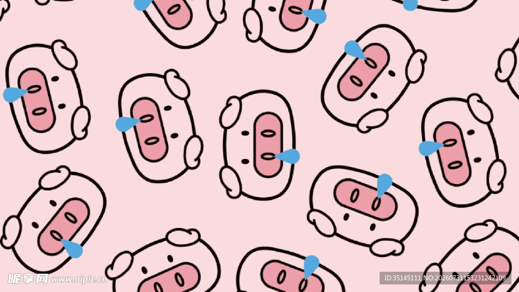 卡通表情图案背景设计