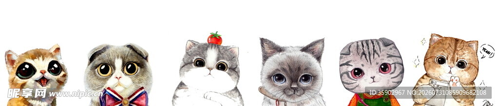 可爱猫咪头像挂件