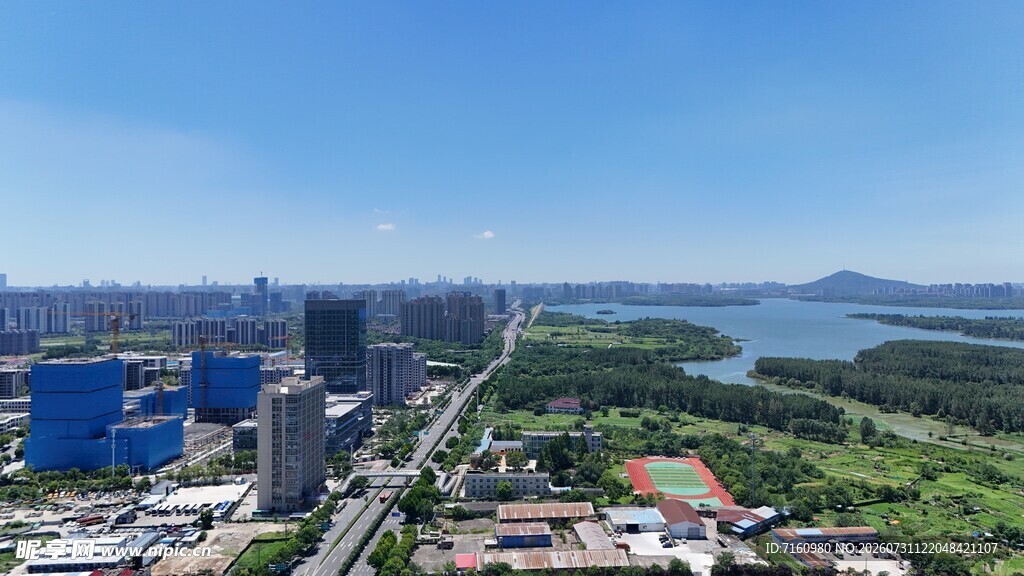 合肥董铺城市风光与自然景观融合