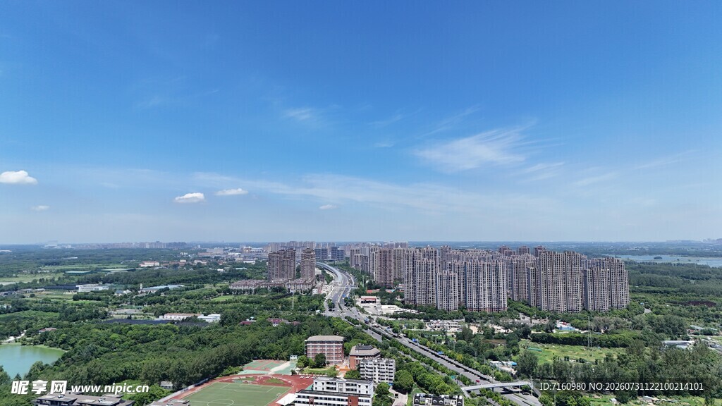 城市景观俯瞰图