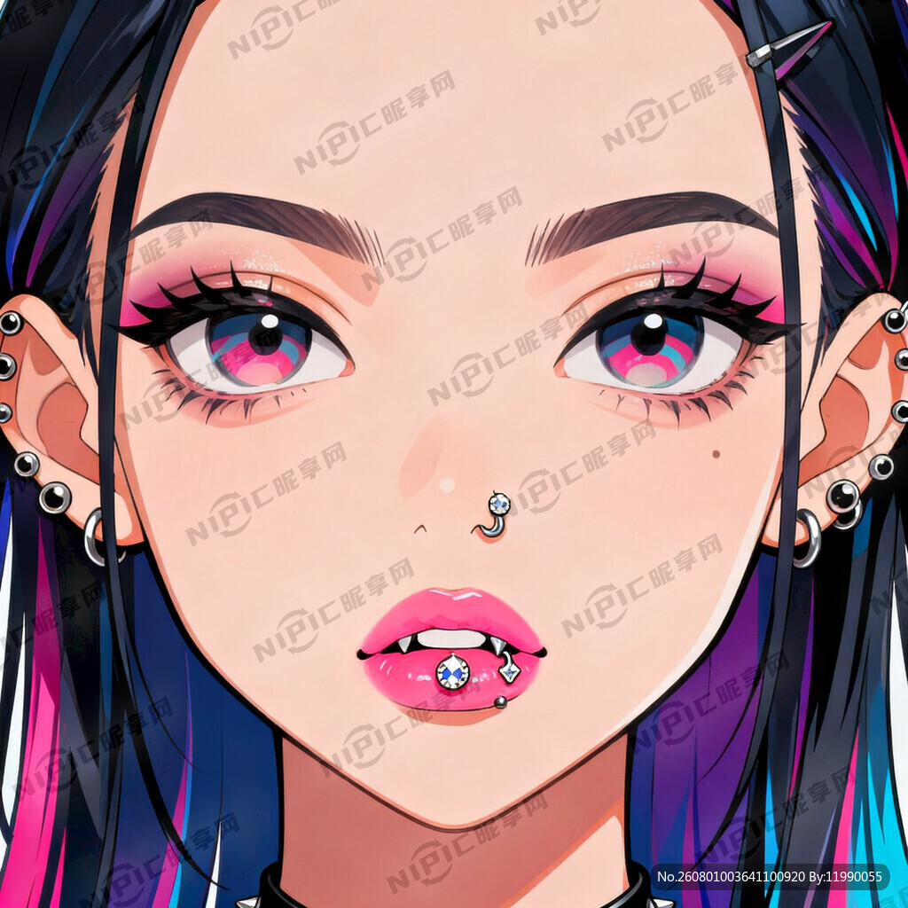 正面时尚美女 精致时尚