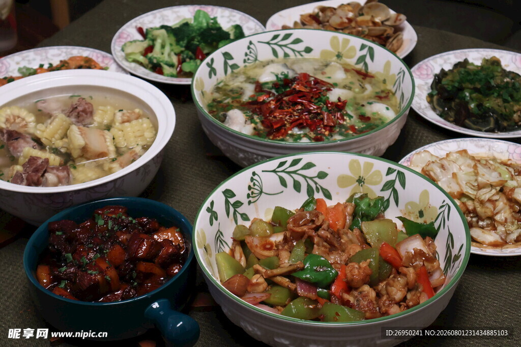 丰盛美味中式菜肴合集