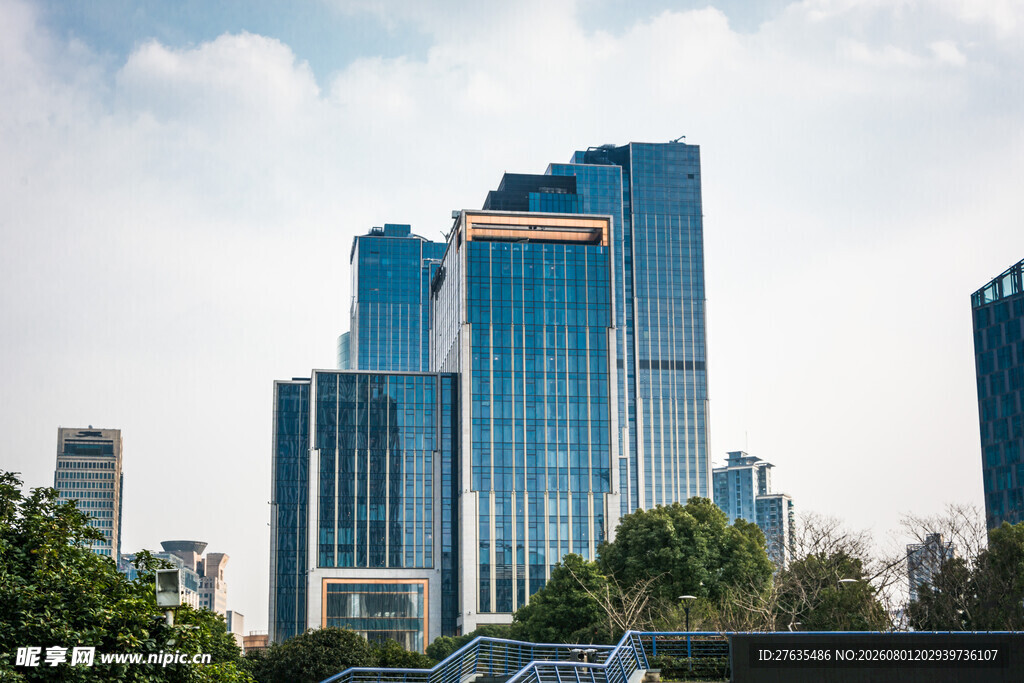 现代都市高楼景观