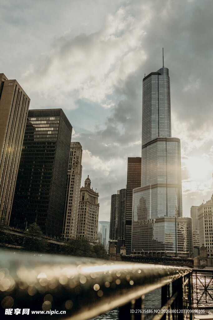 城市天际线的壮丽景观