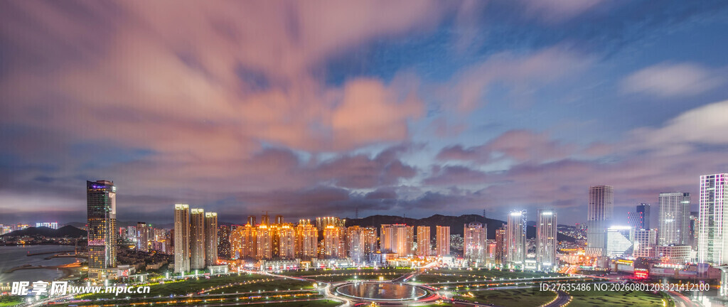 城市绚丽夜景