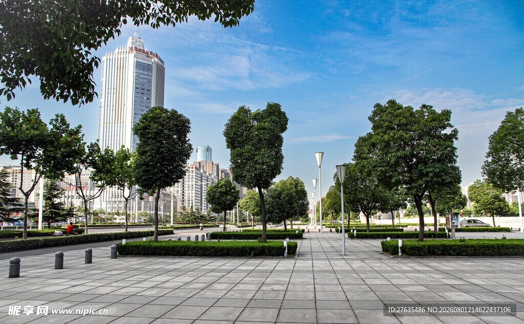 城市开阔广场景观