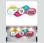 多彩创意文化墙设计展示
