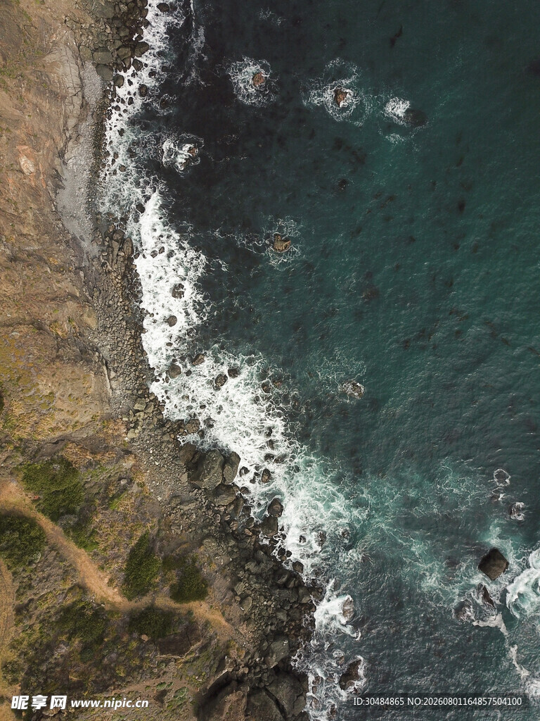 俯瞰海岸