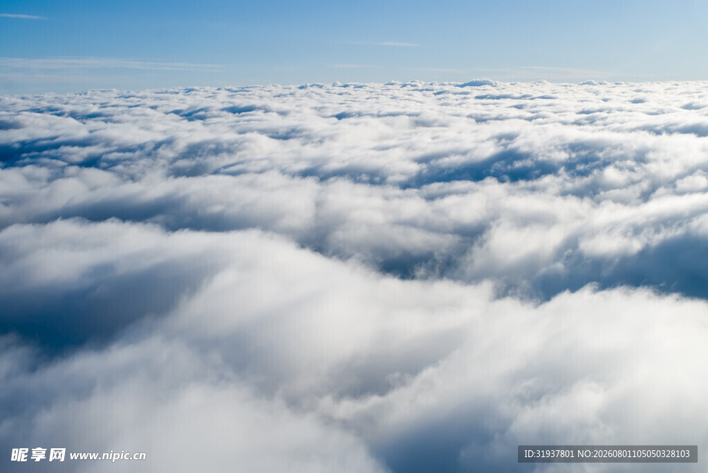 高空云海壮丽景观