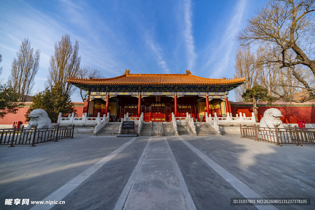 中式古建筑庙宇景观