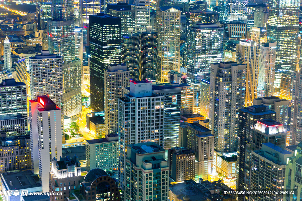 繁华都市夜景