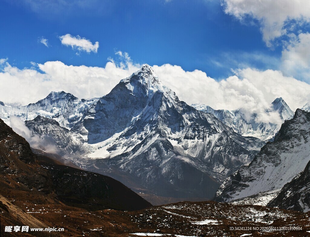 壮丽雪山美景