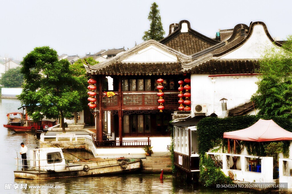 江南水乡古建筑风景