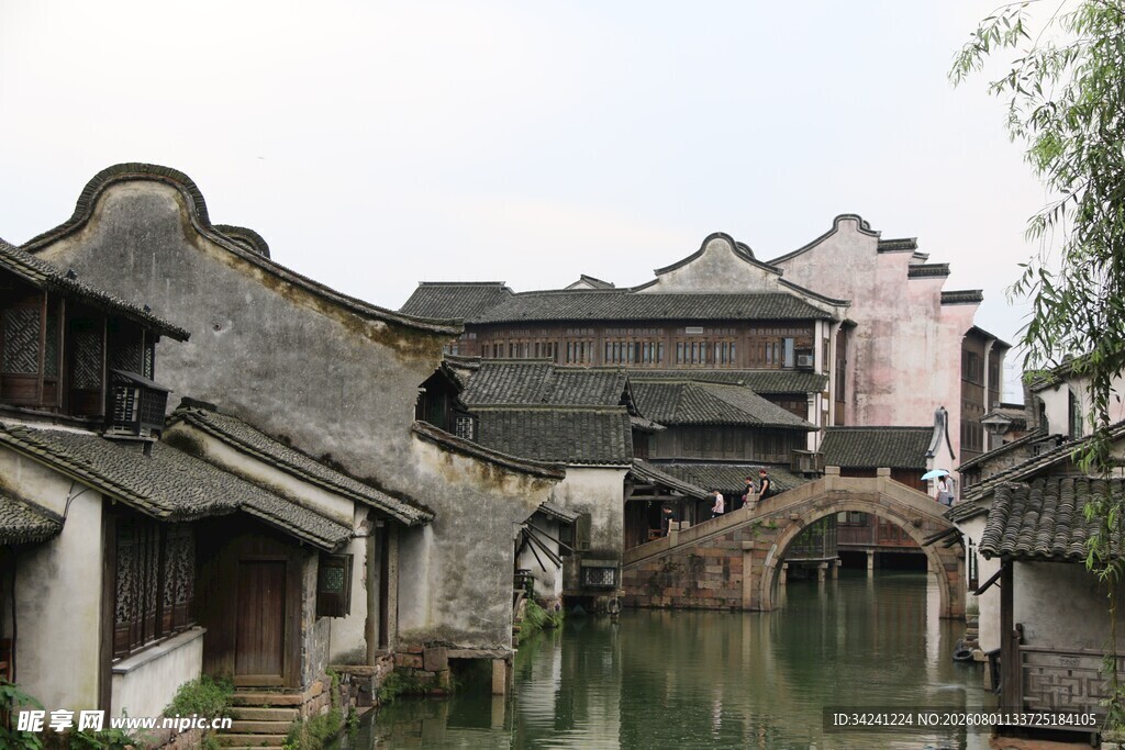 江南水乡古村落景致
