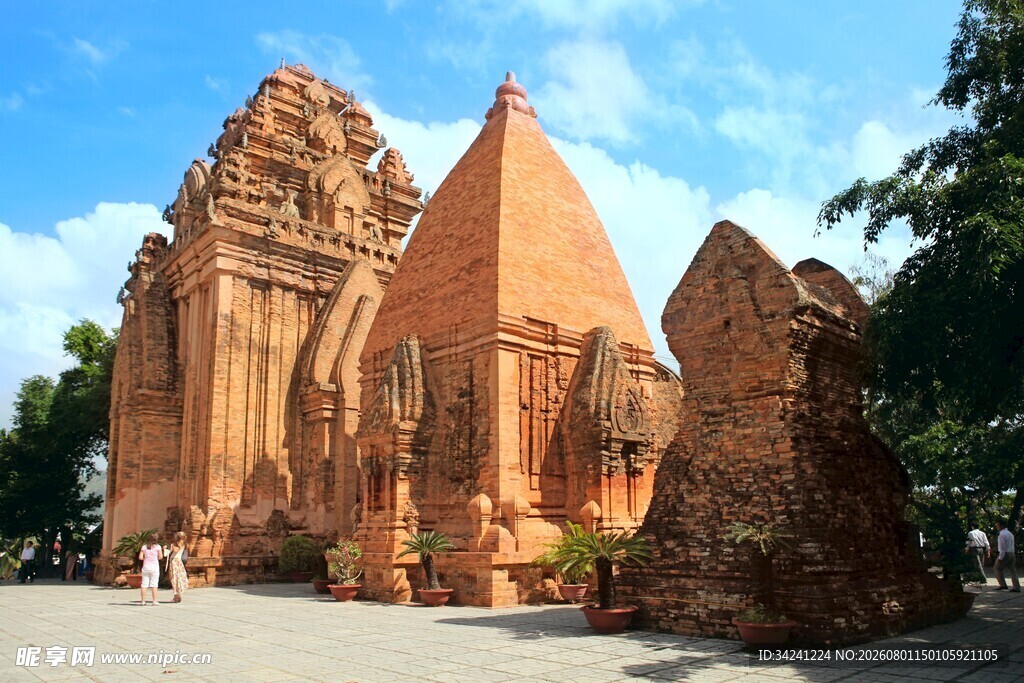 越南美山圣地古老寺庙群