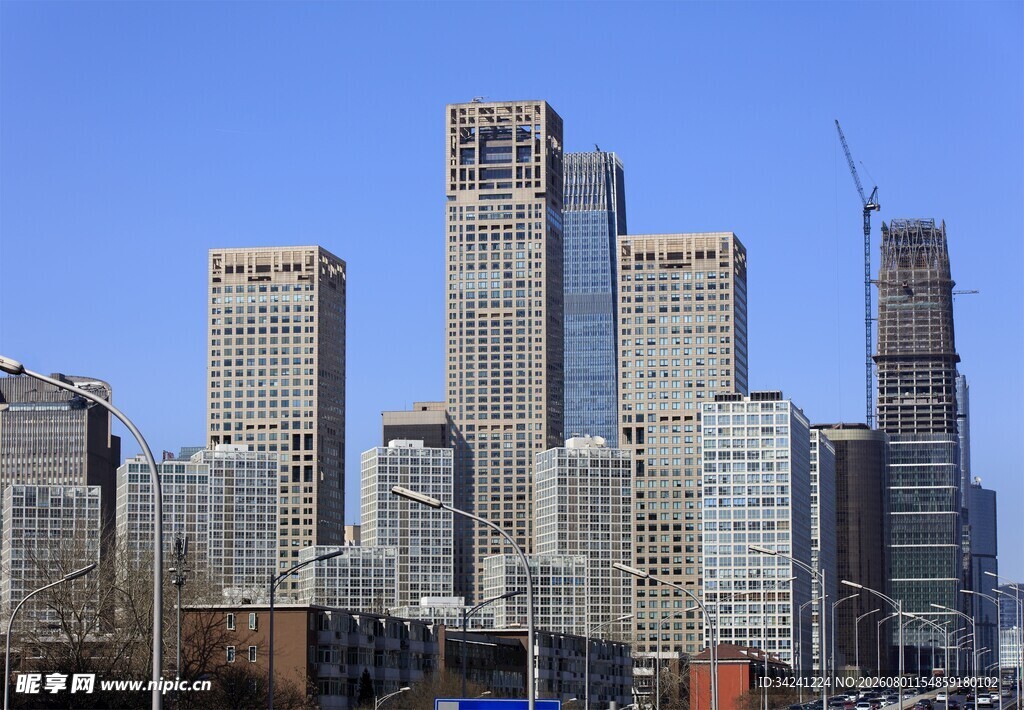 都市高楼林立景观