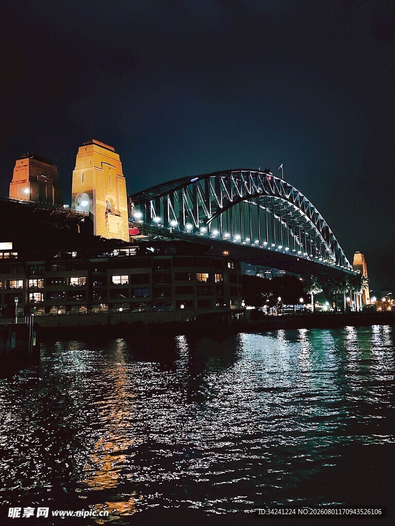 悉尼海港大桥夜景