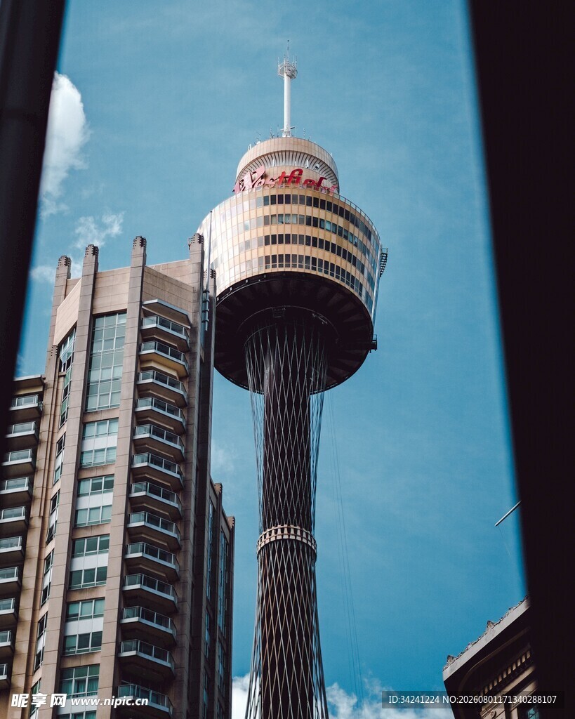 悉尼塔及周边高楼景观