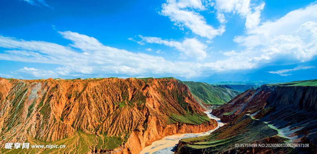 壮丽峡谷风光