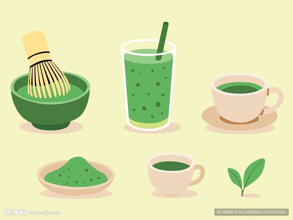 抹茶饮品图标
