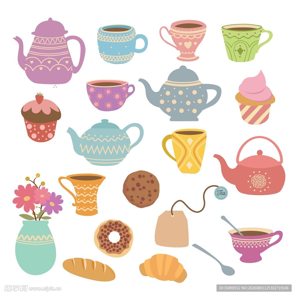 下午茶插画集