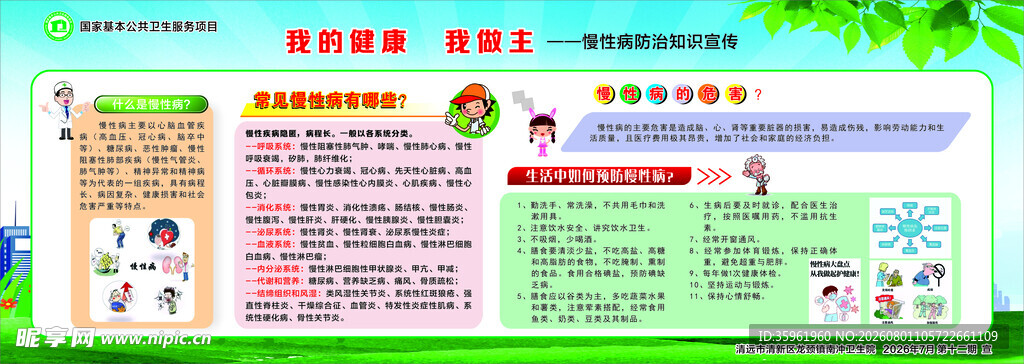 慢性病防治知识宣传 