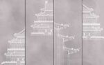 中式古建筑线条装饰画