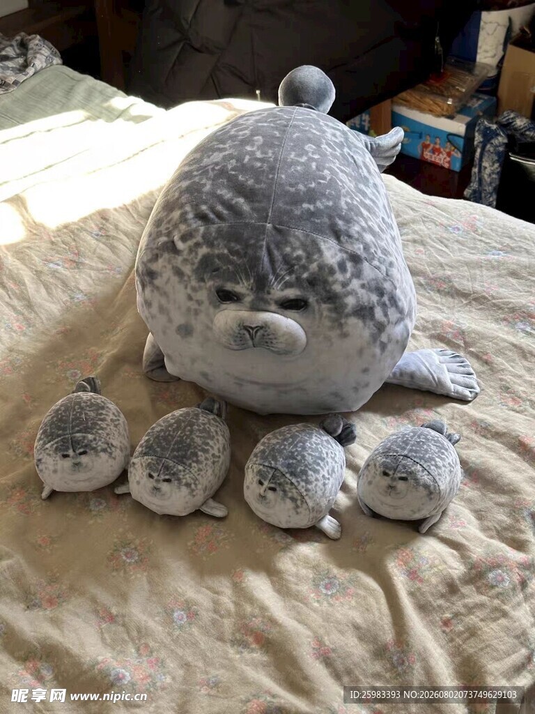 海豹抱枕