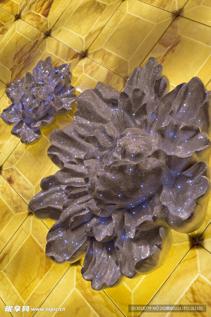 复古金属花朵装饰物件