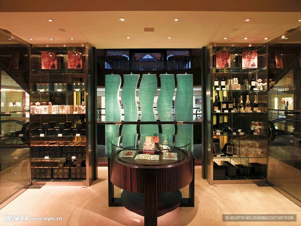 奢华珠宝店内景展示