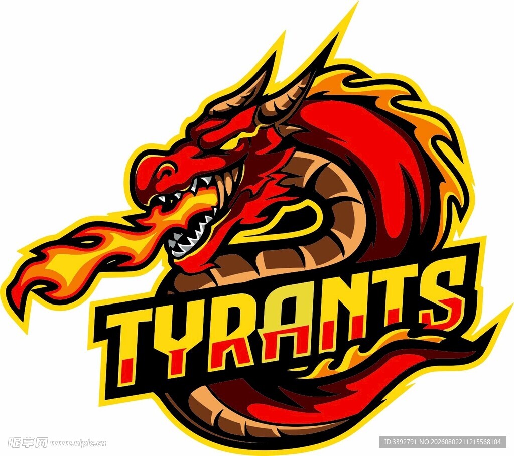 火焰巨龙标志Tyrants