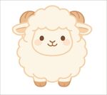 可爱卡通绵羊形象