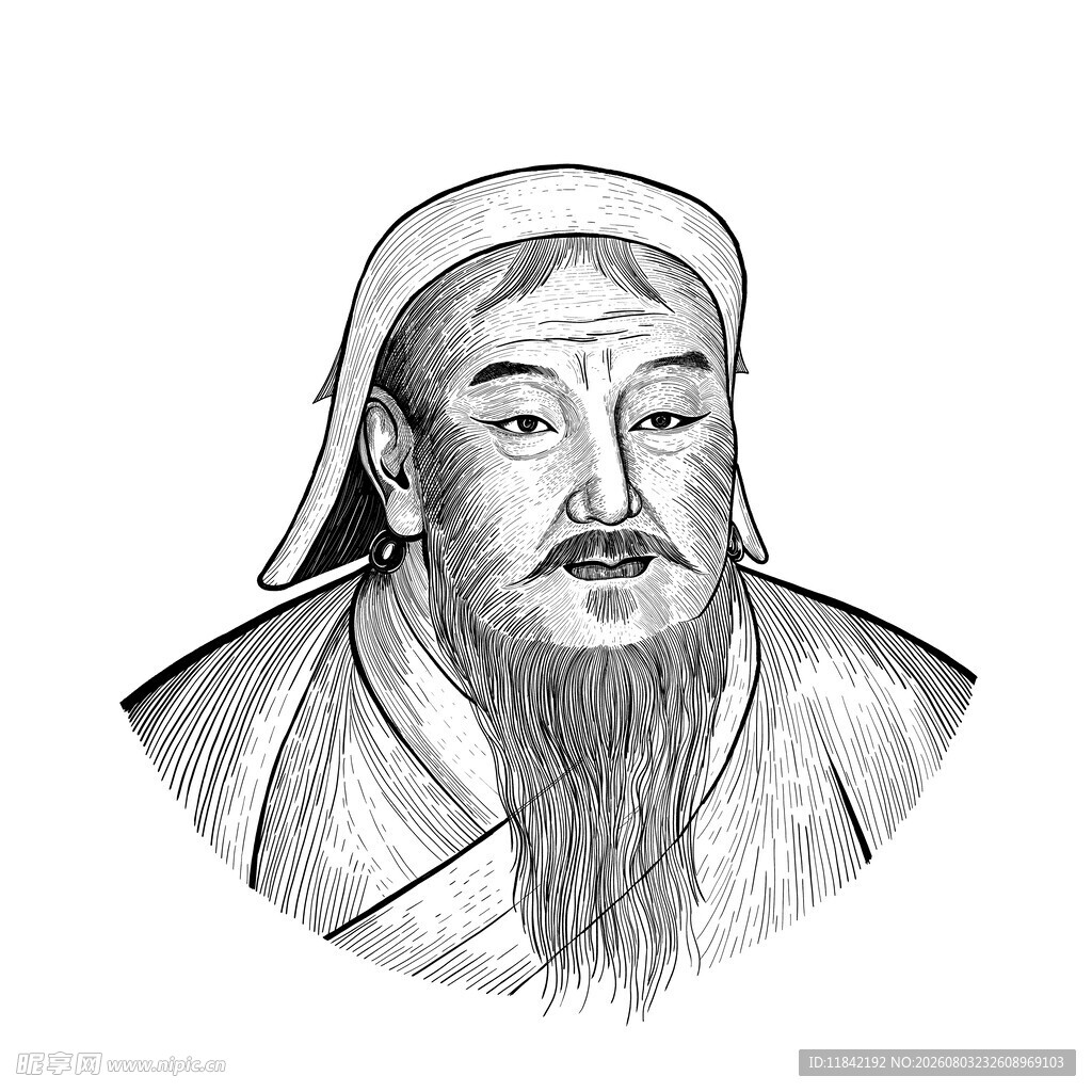 成吉思汗画像